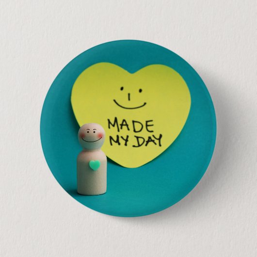 Badge Rond 5 Cm Hecho el día (Devant)