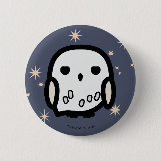 Badge Rond 5 Cm Hedwige Character (Devant)