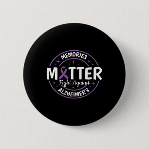 Badge Rond 5 Cm Heimerheimer Cerveau Souvenirs Problème Purp