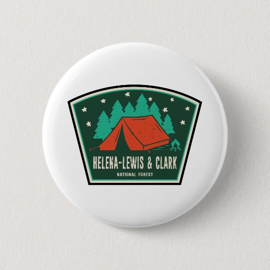 Badge Rond 5 Cm Helena-Lewis and Clark National Forest Camping (Devant)