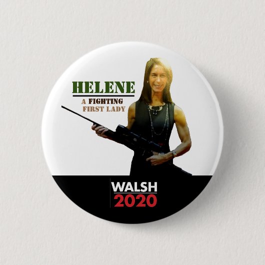 Badge Rond 5 Cm Helene Miller Walsh, Première Dame (Devant)