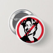 Badge Rond 5 Cm Hellary Clinton (Devant & derrière)