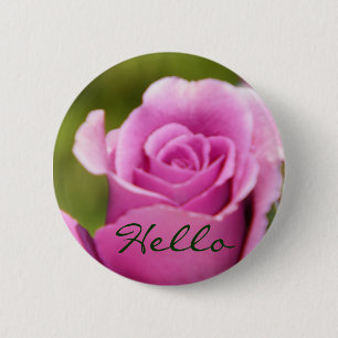 Badge Rond 5 Cm Hello_Button