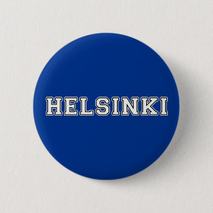 Badge Rond 5 Cm Helsinki Finlande