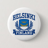 Badge Rond 5 Cm Helsinki Finlande (Devant)