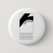 Badge Rond 5 Cm Helvetica Typography | Demo Design (Devant)
