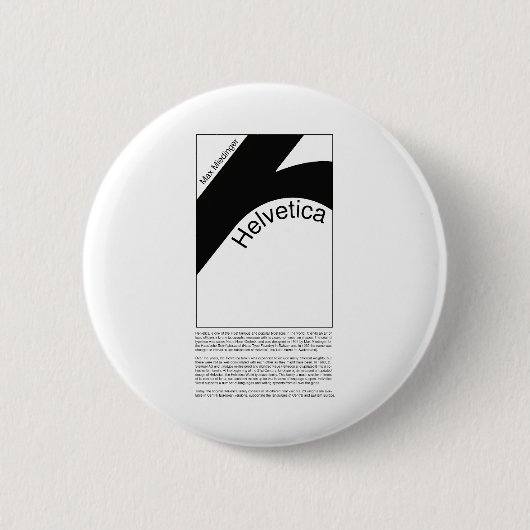 Badge Rond 5 Cm Helvetica Typography | Demo Design (Devant)