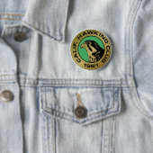 Badge Rond 5 Cm Hemet 1981 (En situation)