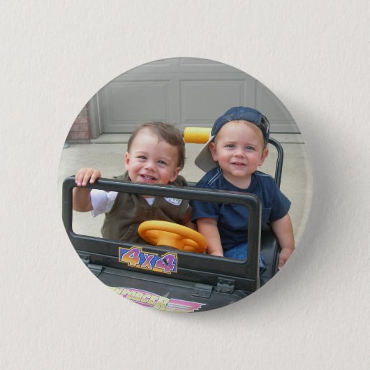 Badge Rond 5 Cm Henry et Eli (Devant)