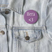 Badge Rond 5 Cm Hera <3 déesse grecque (En situation)