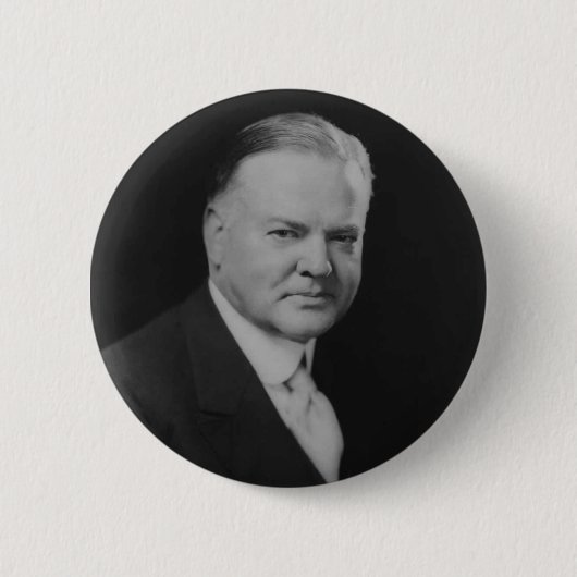 Badge Rond 5 Cm Herbert Hoover 31 (Devant)