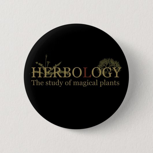 Badge Rond 5 Cm herbologie (Devant)