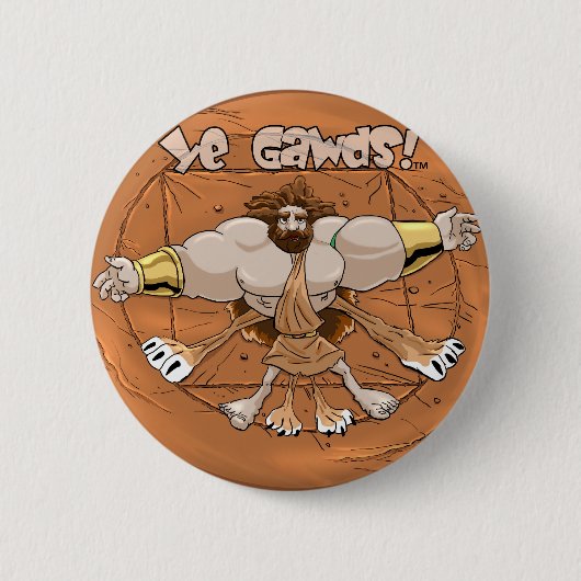 Badge Rond 5 Cm Herc sur le bouton de roue (petit) (Devant)