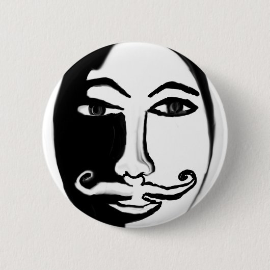 Badge Rond 5 Cm Hercule Poirot (Devant)
