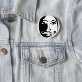 Badge Rond 5 Cm Hercule Poirot (En situation)
