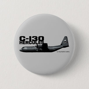 Badge Rond 5 Cm Hercules C-130