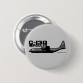 Badge Rond 5 Cm Hercules C-130 (Devant & derrière)