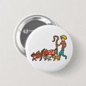 Badge Rond 5 Cm Herding Cats (Devant & derrière)