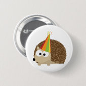 Badge Rond 5 Cm Hérisson du parti (Devant & derrière)
