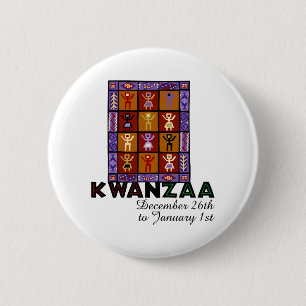 Badge Rond 5 Cm Héritage africain