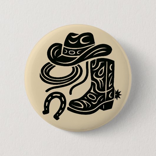 Badge Rond 5 Cm Héritage en Cuir (Devant)