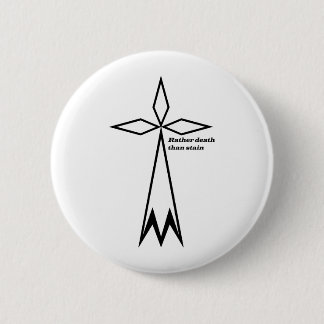 Badge Rond 5 Cm Hermine de la Bretagne