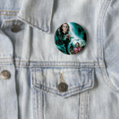 Badge Rond 5 Cm Hermione Granger et le professeur Umbridge (En situation)