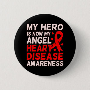 Badge Rond 5 Cm Hero Is My Angel