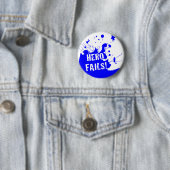 Badge Rond 5 Cm herofails bleus (En situation)