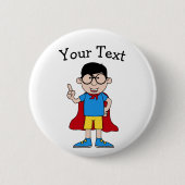 Badge Rond 5 Cm Héros (Devant)