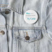 Badge Rond 5 Cm Héros (En situation)