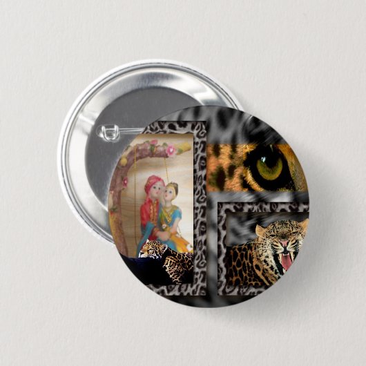 Badge Rond 5 Cm Héros de Saint Valentin (Devant & derrière)