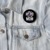 Badge Rond 5 Cm Héros Maman Epilepsie Conscience de l'épilepsie Ep (En situation)