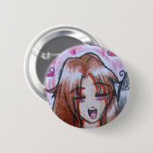 Badge Rond 5 Cm Hetalia GenderBend- femItaly (Devant & derrière)