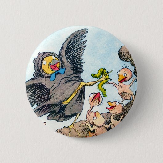 Badge Rond 5 Cm Heure du repas (Devant)