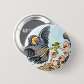 Badge Rond 5 Cm Heure du repas (Devant & derrière)