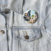 Badge Rond 5 Cm Heure du repas (En situation)