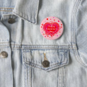 Badge Rond 5 Cm Heureuse Sainte-Valentin (En situation)