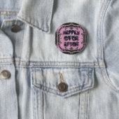 Badge Rond 5 Cm heureusement pour toujours (En situation)