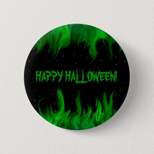 BADGE ROND 5 CM HEUREUX HALLOWEEN ! (Devant)