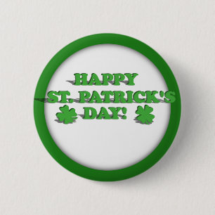 BADGE ROND 5 CM HEUREUX JOUR DE LA SAINT PATRICK