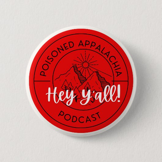 Badge Rond 5 Cm Hey Y'all button (Devant)