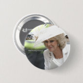 Badge Rond 5 Cm HH Duchesse de Cornwall (Devant & derrière)