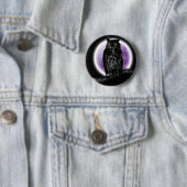 Badge Rond 5 Cm Hibou (En situation)