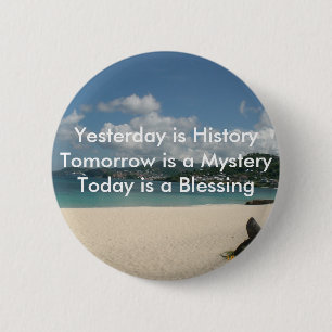 Badge Rond 5 Cm Hier est histoire