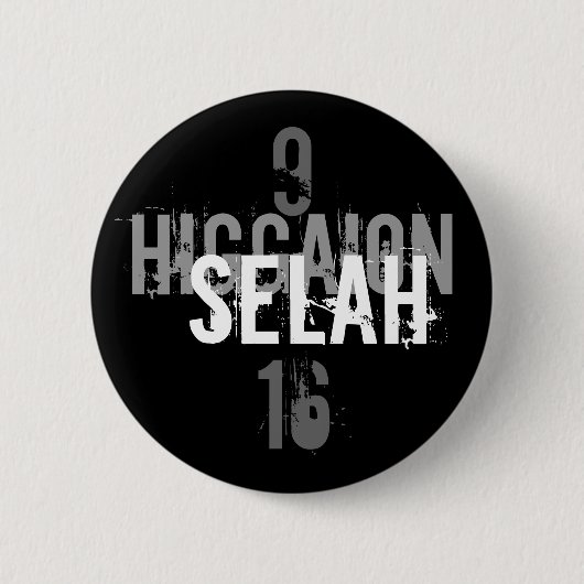 Badge Rond 5 Cm Higgaion, Selah, 9, 16 (Devant)
