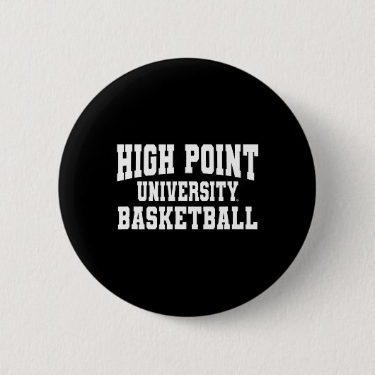 Badge Rond 5 Cm High Point Panthers University Sketll 02 Sports Fa (Devant)
