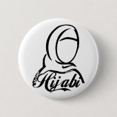 Badge Rond 5 Cm Hijabi (Devant)