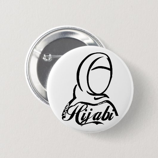 Badge Rond 5 Cm Hijabi (Devant & derrière)
