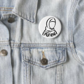 Badge Rond 5 Cm Hijabi (En situation)
